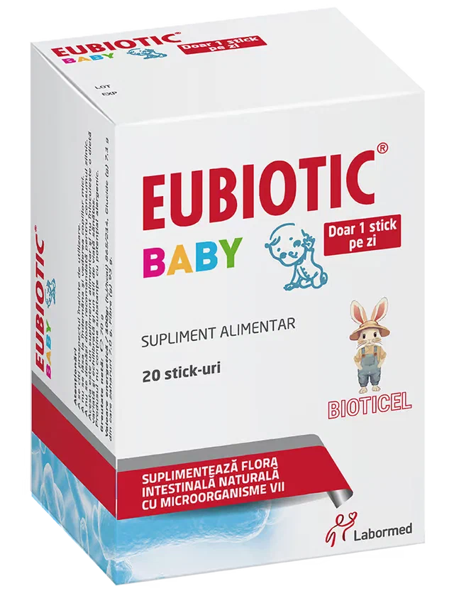 Eubiotic Baby 20 Stick-uri - Pentru sănătatea digestivă a celor mici